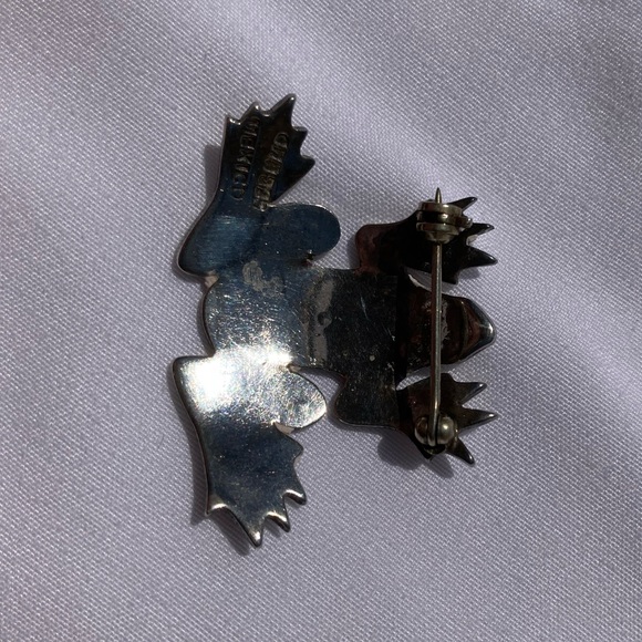 Sterling Silver Frog Pin - Picture 3 of 4